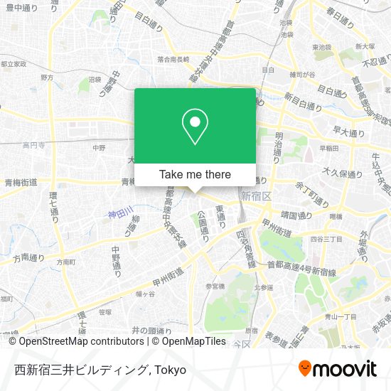 西新宿三井ビルディング map