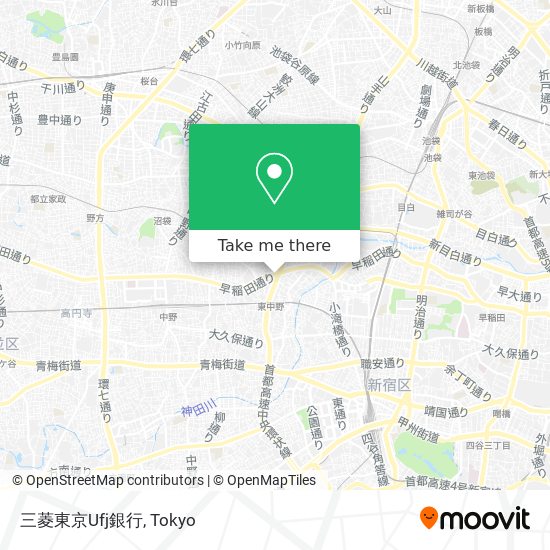 三菱東京Ufj銀行 map