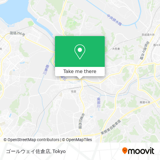 ゴールウェイ佐倉店 map