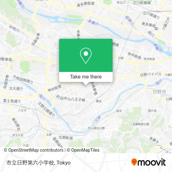 市立日野第六小学校 map
