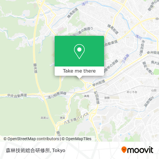 森林技術総合研修所 map