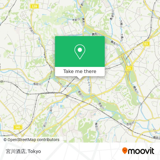 宮川酒店 map