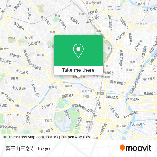 薬王山三念寺 map