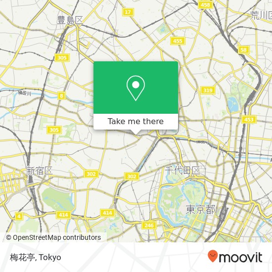 梅花亭 map