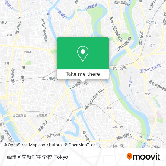 葛飾区立新宿中学校 map