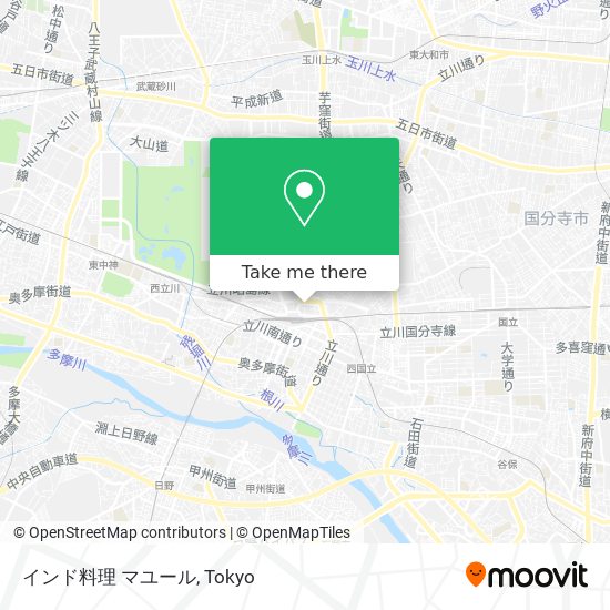 インド料理 マユール map