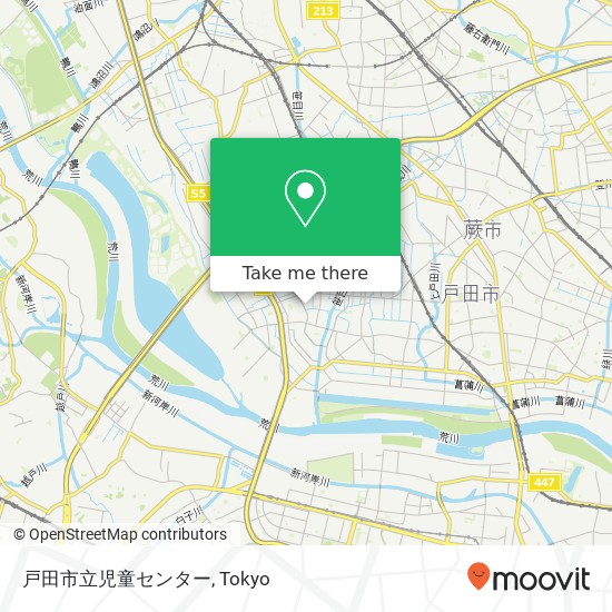 戸田市立児童センター map