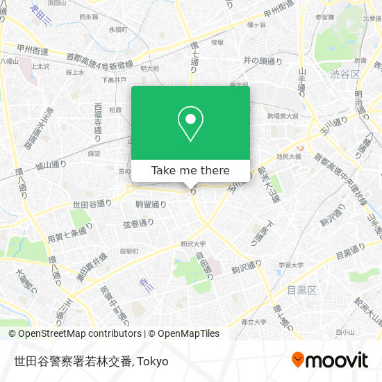 世田谷警察署若林交番 map