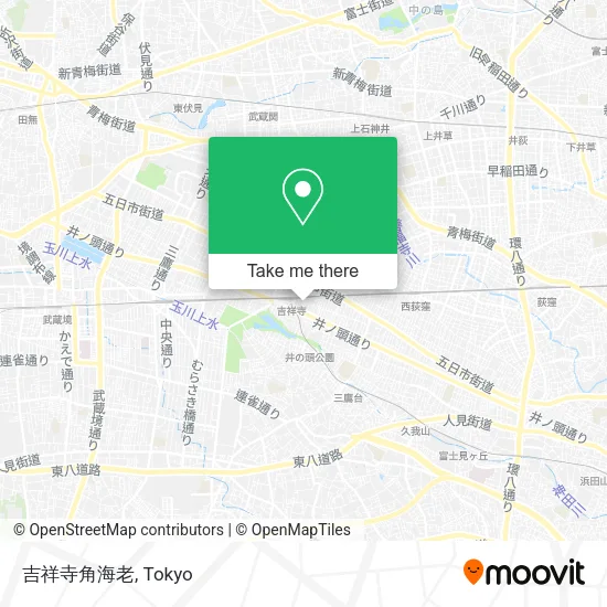 吉祥寺角海老 map