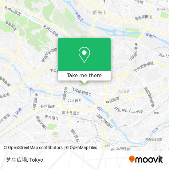 芝生広場 map