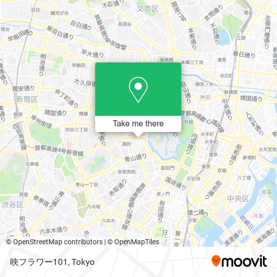 映フラワー101 map