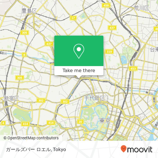 ガールズバー ロエル map