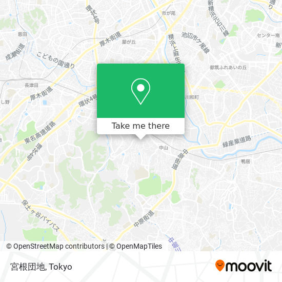 宮根団地 map