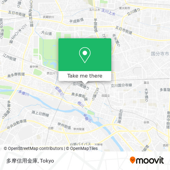 多摩信用金庫 map