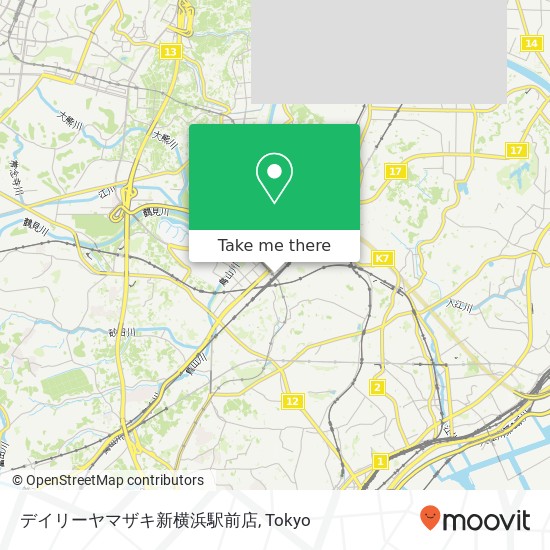 デイリーヤマザキ新横浜駅前店 map