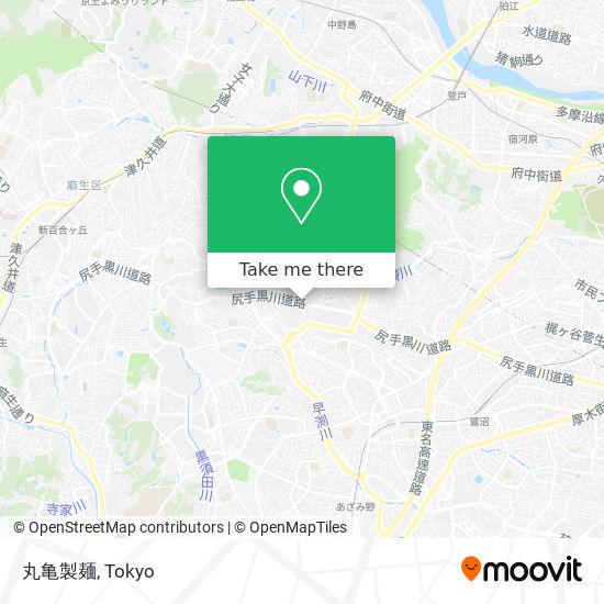 How To Get To 丸亀製麺 In 川崎市 By Bus Or Metro