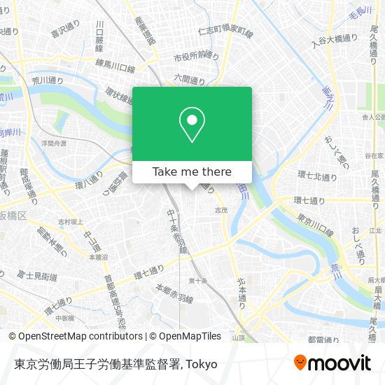 東京労働局王子労働基準監督署 map