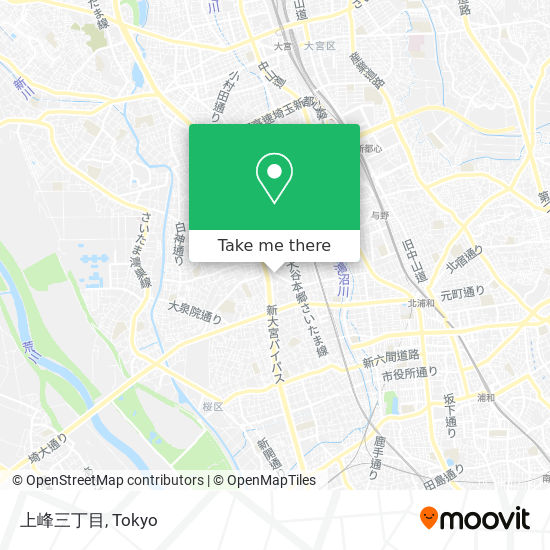 上峰三丁目 map