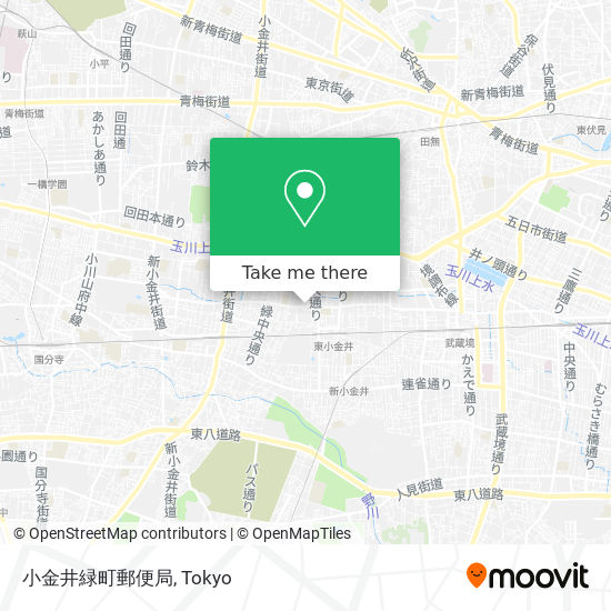 小金井緑町郵便局 map
