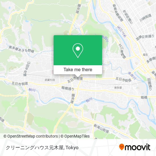 クリーニングハウス元木屋 map