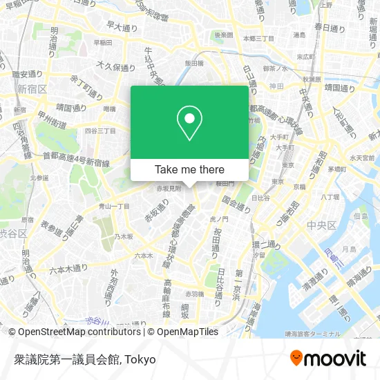 衆議院第一議員会館 map