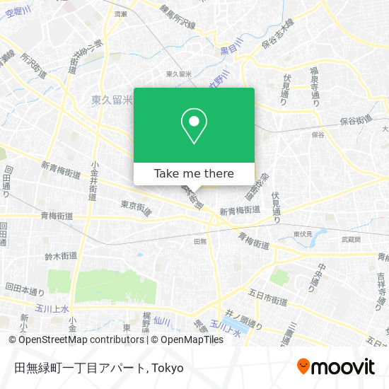 田無緑町一丁目アパート map