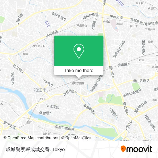 成城警察署成城交番 map
