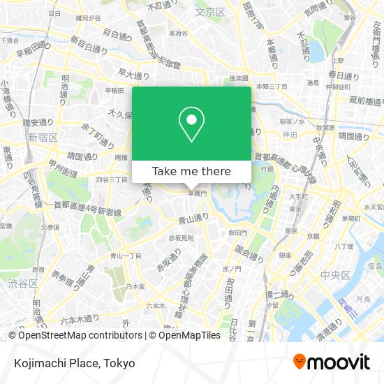 Kojimachi Place map