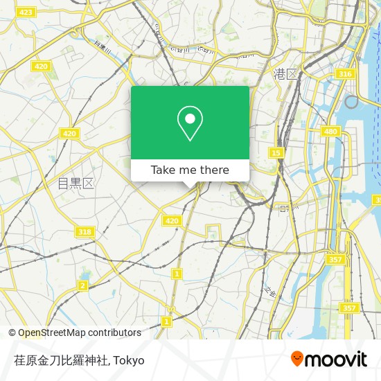 荏原金刀比羅神社 map