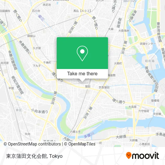 東京蒲田文化会館 map