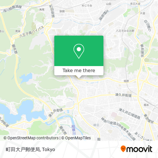 町田大戸郵便局 map