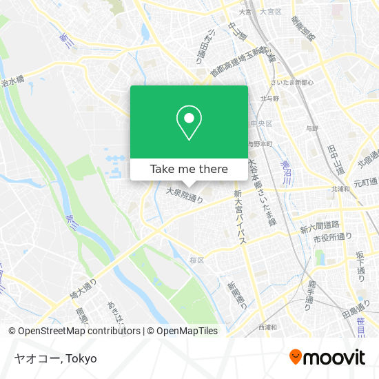 ヤオコー map