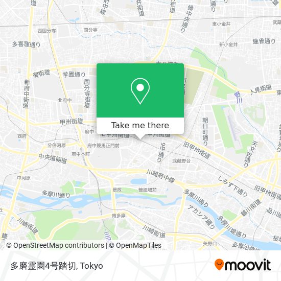 多磨霊園4号踏切 map