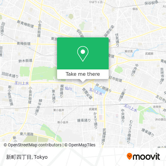 新町四丁目 map