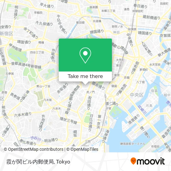 霞が関ビル内郵便局 map