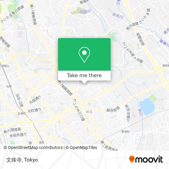 文殊寺 map