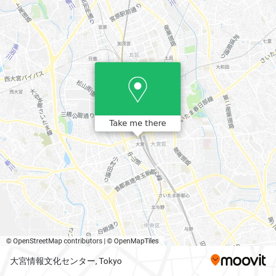 Omiya Information and Culture Center map