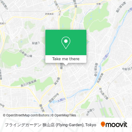 フライングガーデン 狭山店 (Flying-Garden) map