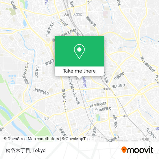 鈴谷六丁目 map
