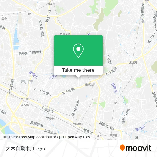 大木自動車 map