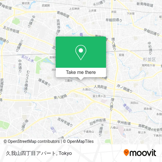 久我山四丁目アパート map
