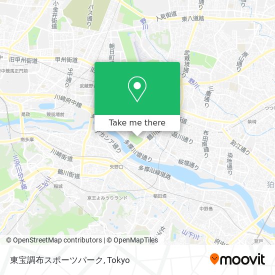 東宝調布スポーツパーク map