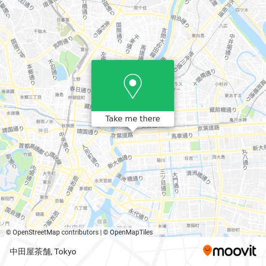 中田屋茶舗 map