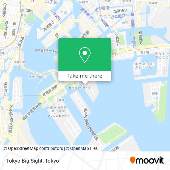 Tokyo Big Sight map