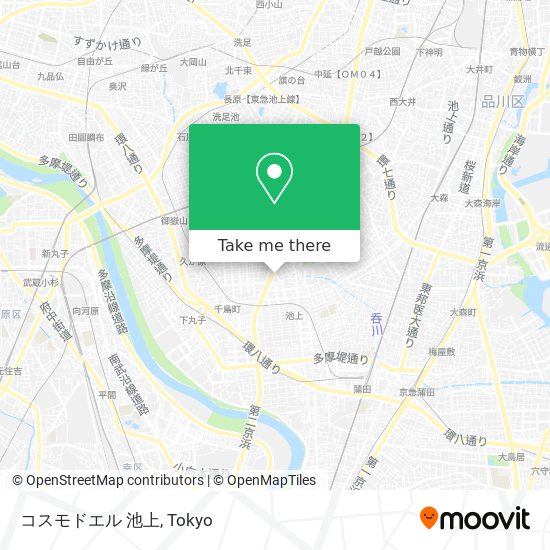 コスモドエル 池上 map