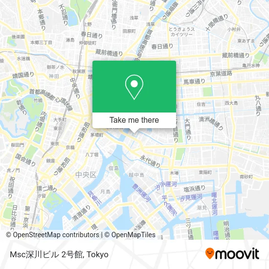 Msc深川ビル 2号館 map