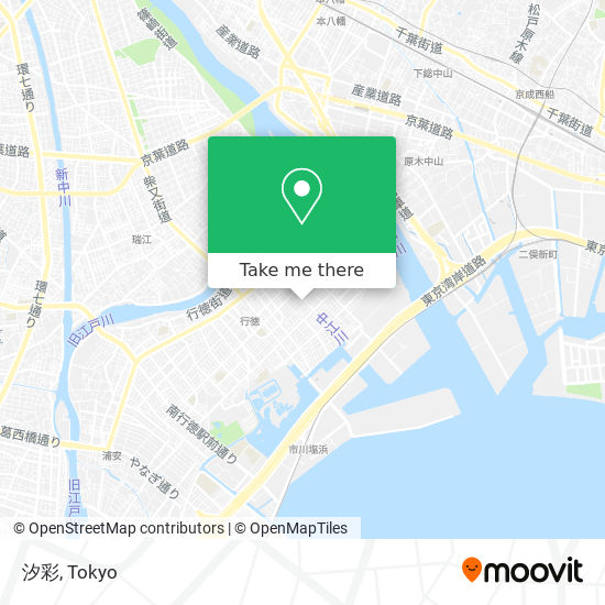 汐彩 map