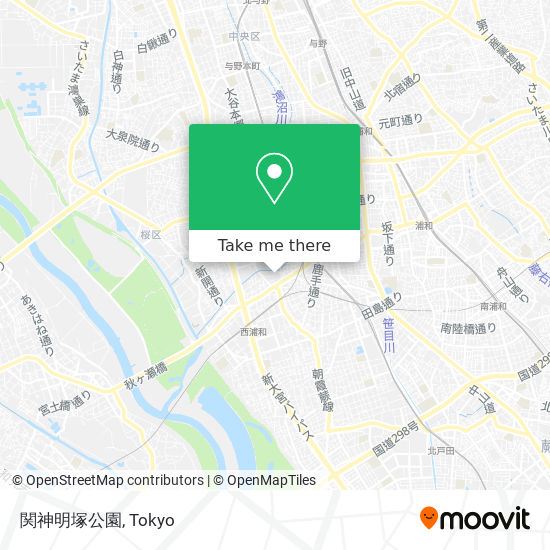 関神明塚公園 map