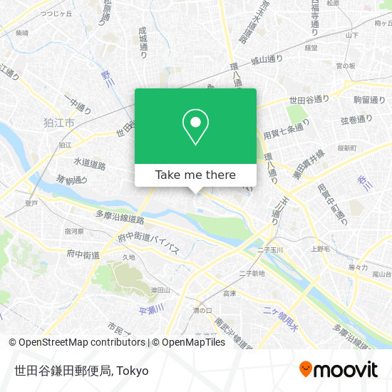 世田谷鎌田郵便局 map