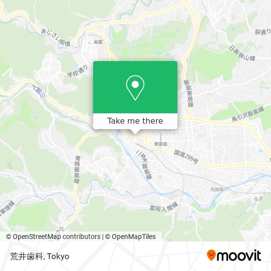 荒井歯科 map